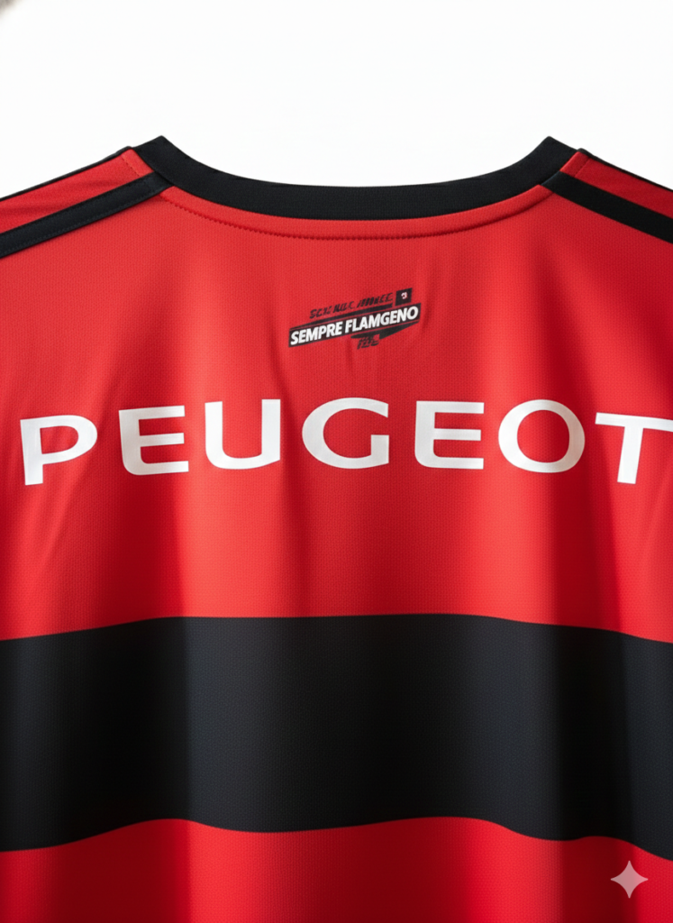 フラメンゴ2014コパ・ブラジル優勝バッジ付きホーム　背中　スポンサー拡大