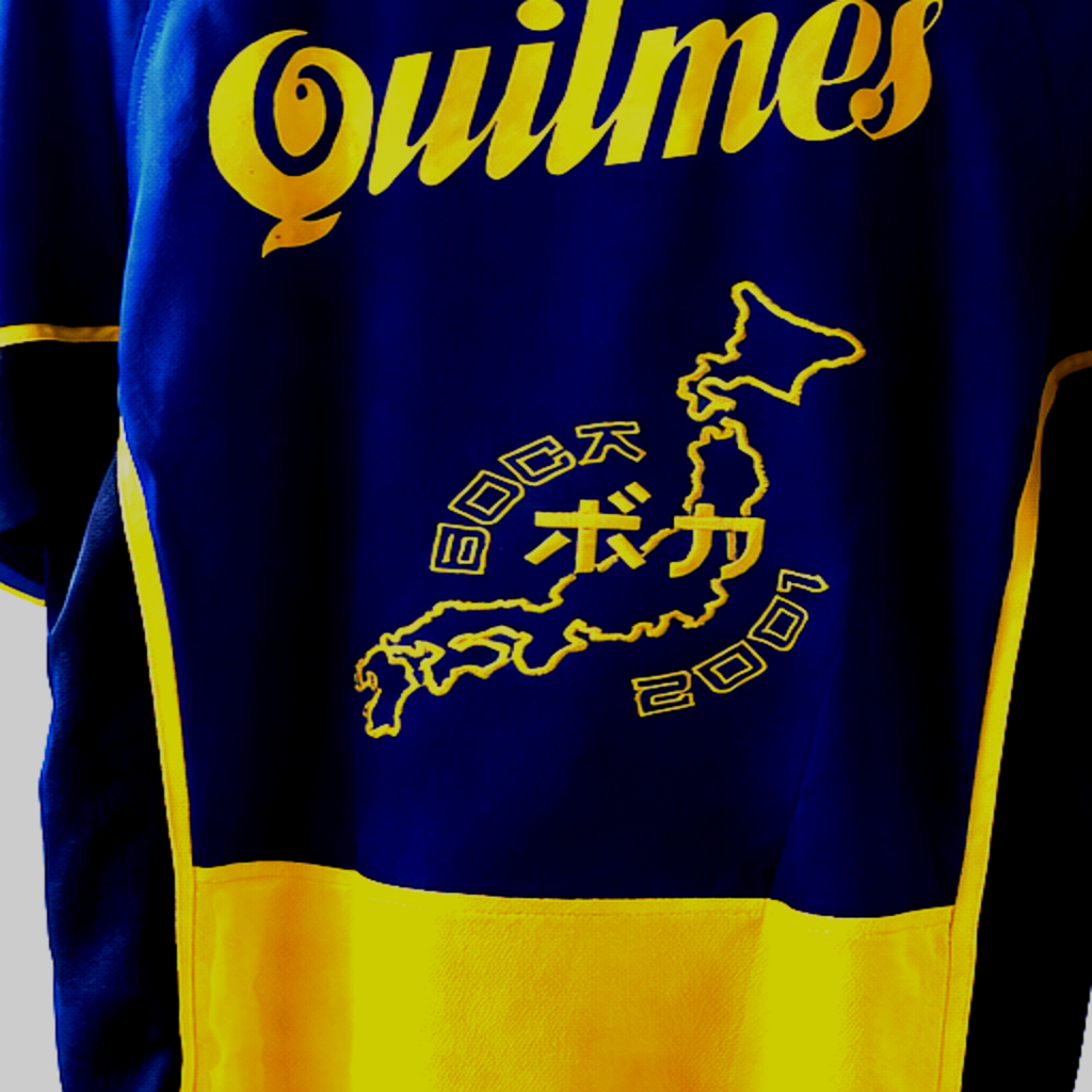 ボカジュニアーズ 2001 ホーム 日本限定モデル 背中　地図拡大